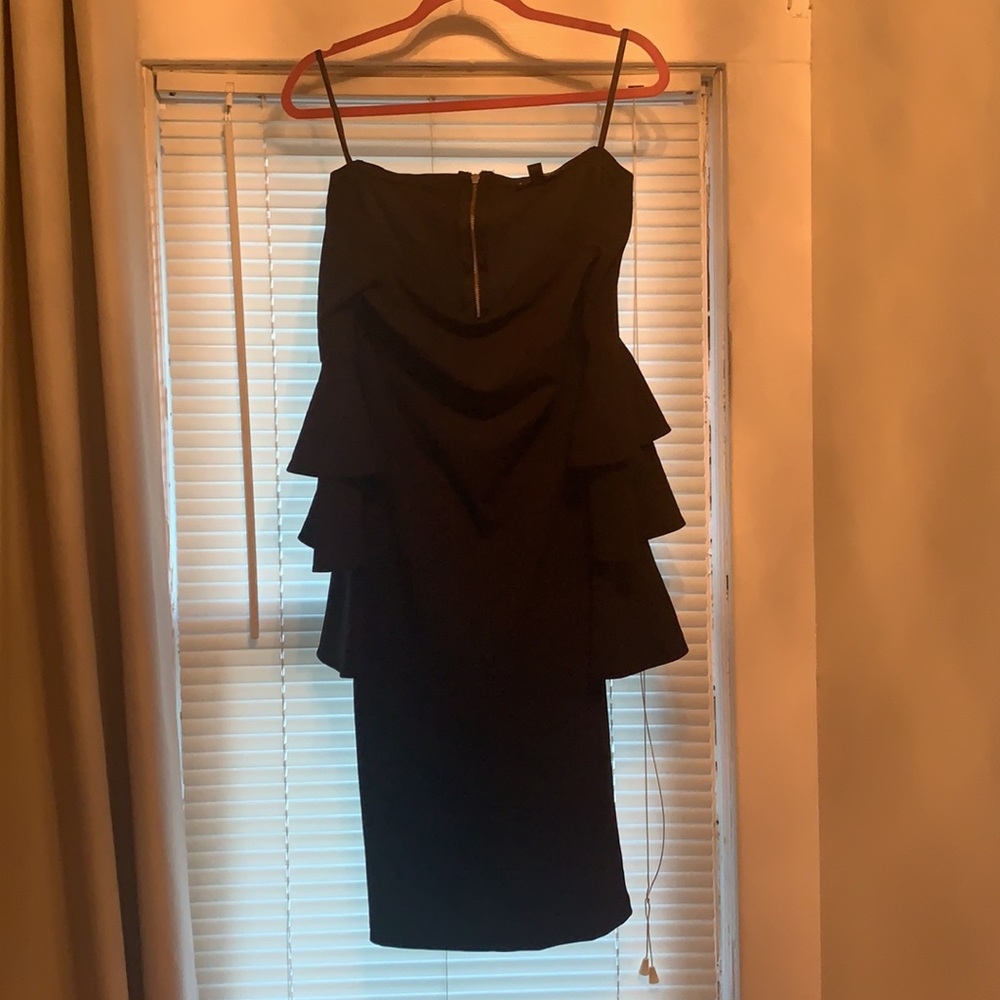 Black off the shoulder dress